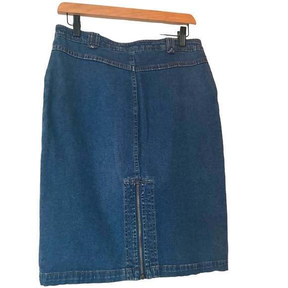 REQUEST Blue Jean Skirt - 9 - Picture 3 of 8